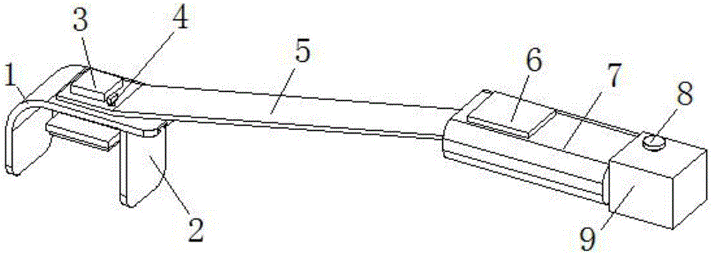 Gingival bleeding stopping device used after tooth extraction of children for pediatric dentistry