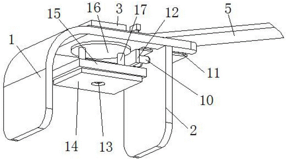 Gingival bleeding stopping device used after tooth extraction of children for pediatric dentistry