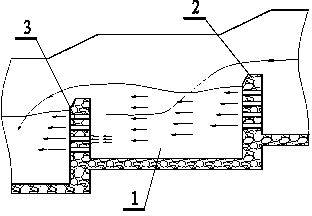 Rectification pool type fishway and flow state control method