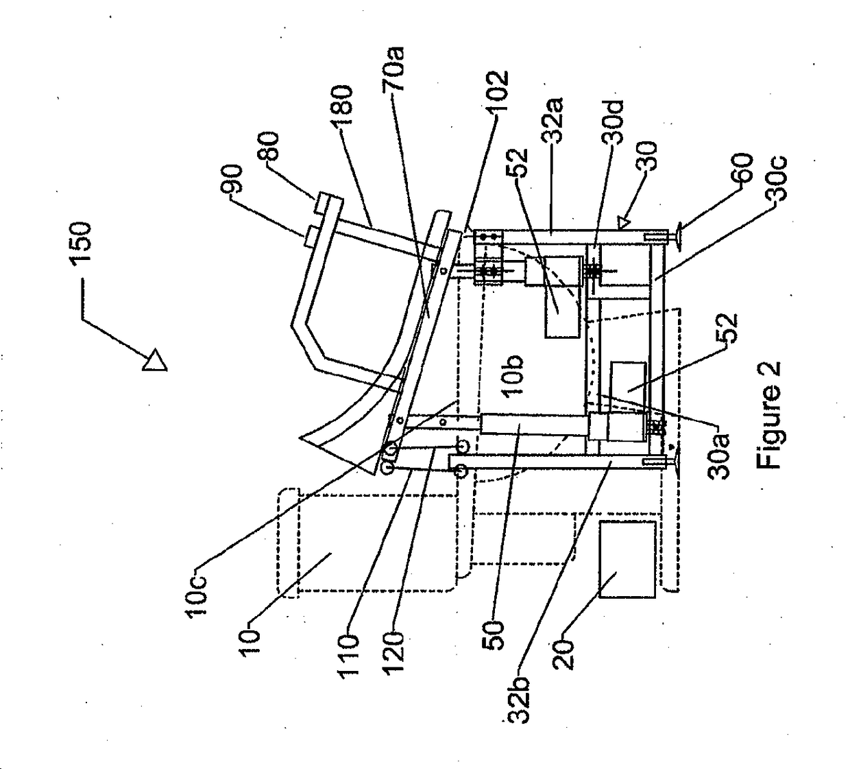 Variable height lift seat