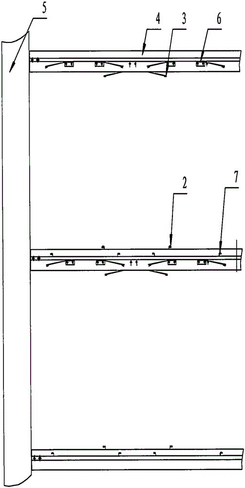 Application method of vacuum sputtering coated substrate clamping device