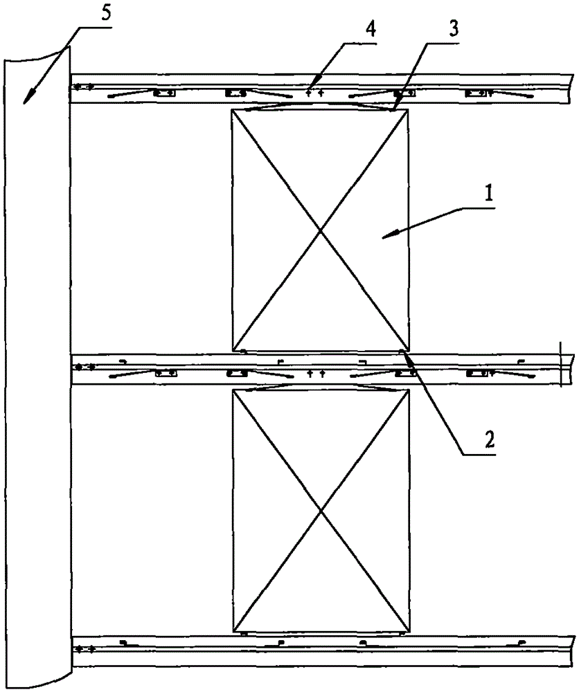 Application method of vacuum sputtering coated substrate clamping device