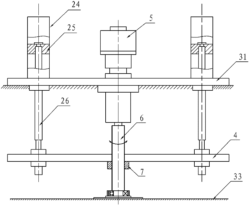 Multichannel synchronous filling device of liquid filling machine