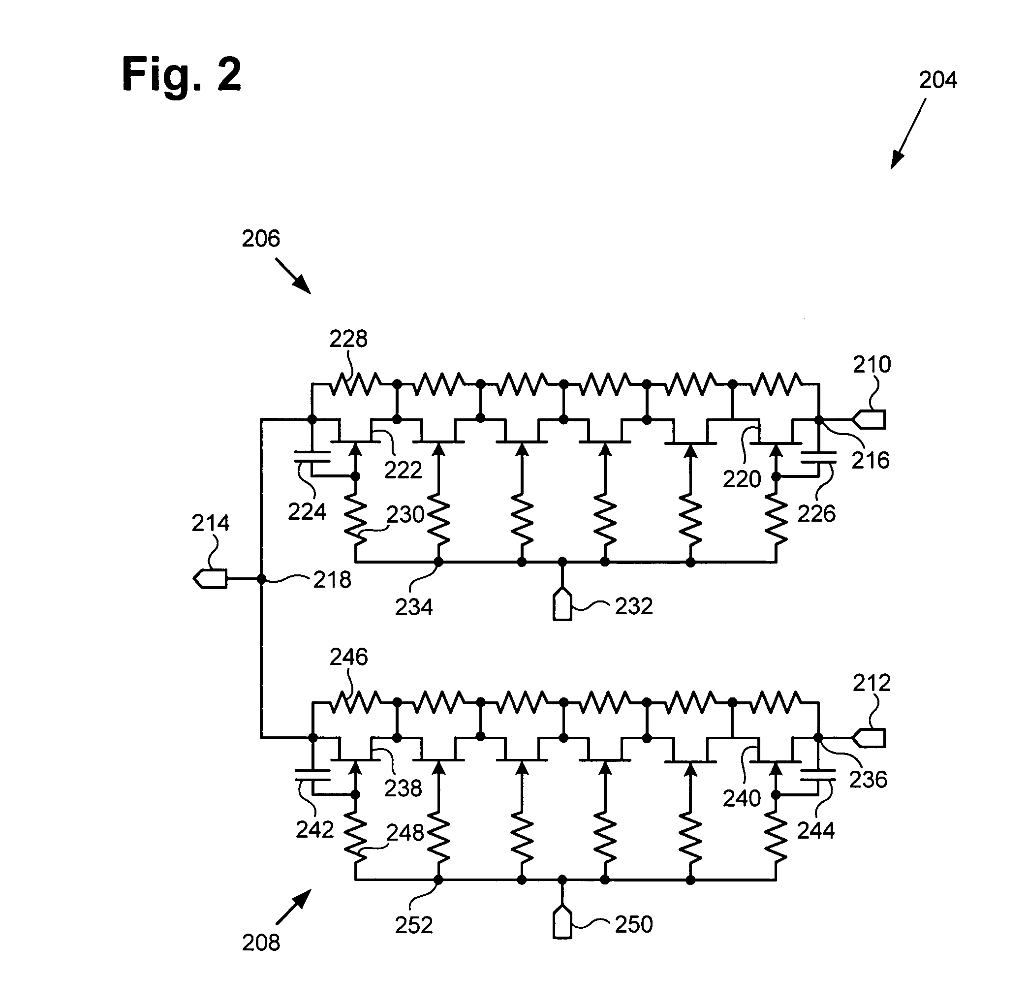 Harmonic phase tuning filter for RF switches