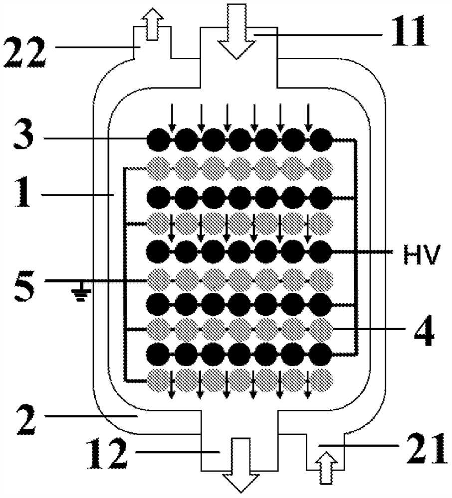 Plasma reaction device and method for decomposing hydrogen sulfide