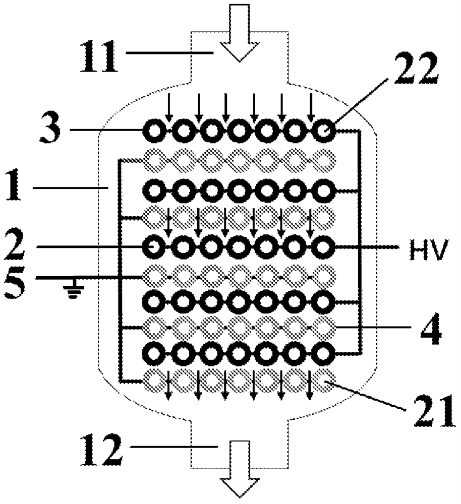 Plasma reaction device and method for decomposing hydrogen sulfide