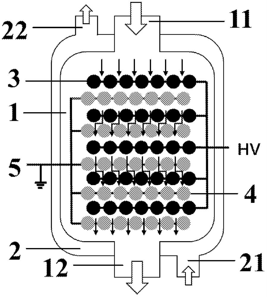 Plasma reaction device and method for decomposing hydrogen sulfide