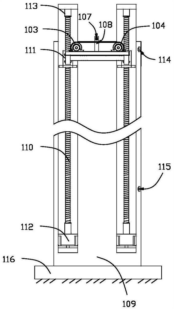 Automatic transfer system and transfer method for articles on same layer in ward