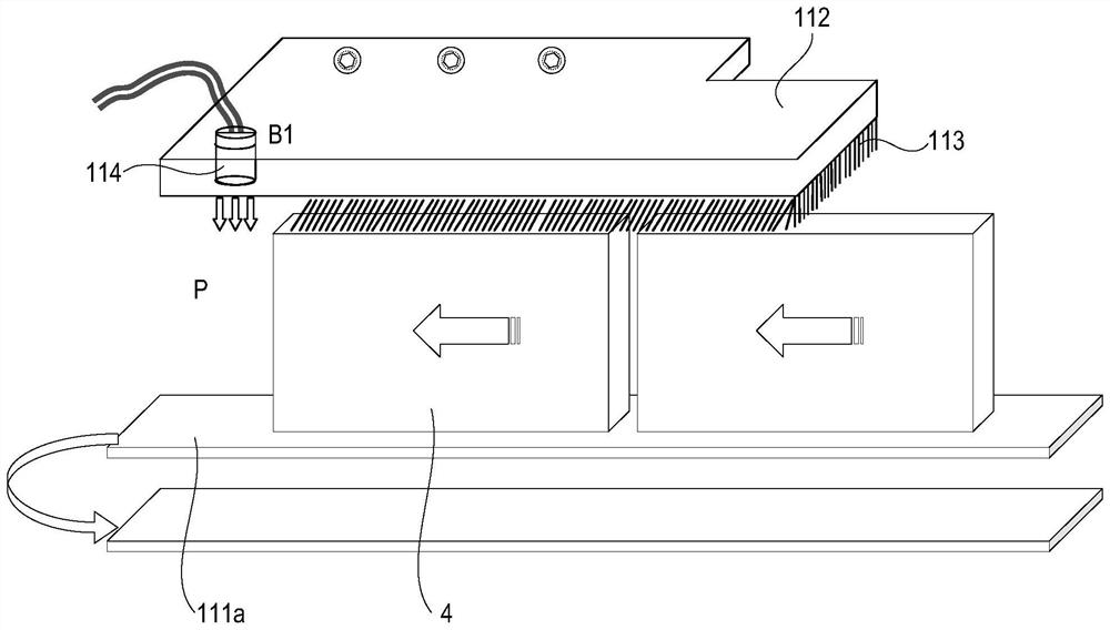 Cigarette packaging unit