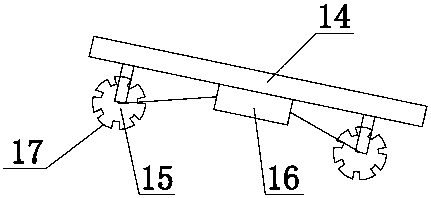 Cooling molding device for metal melt applied to fuse