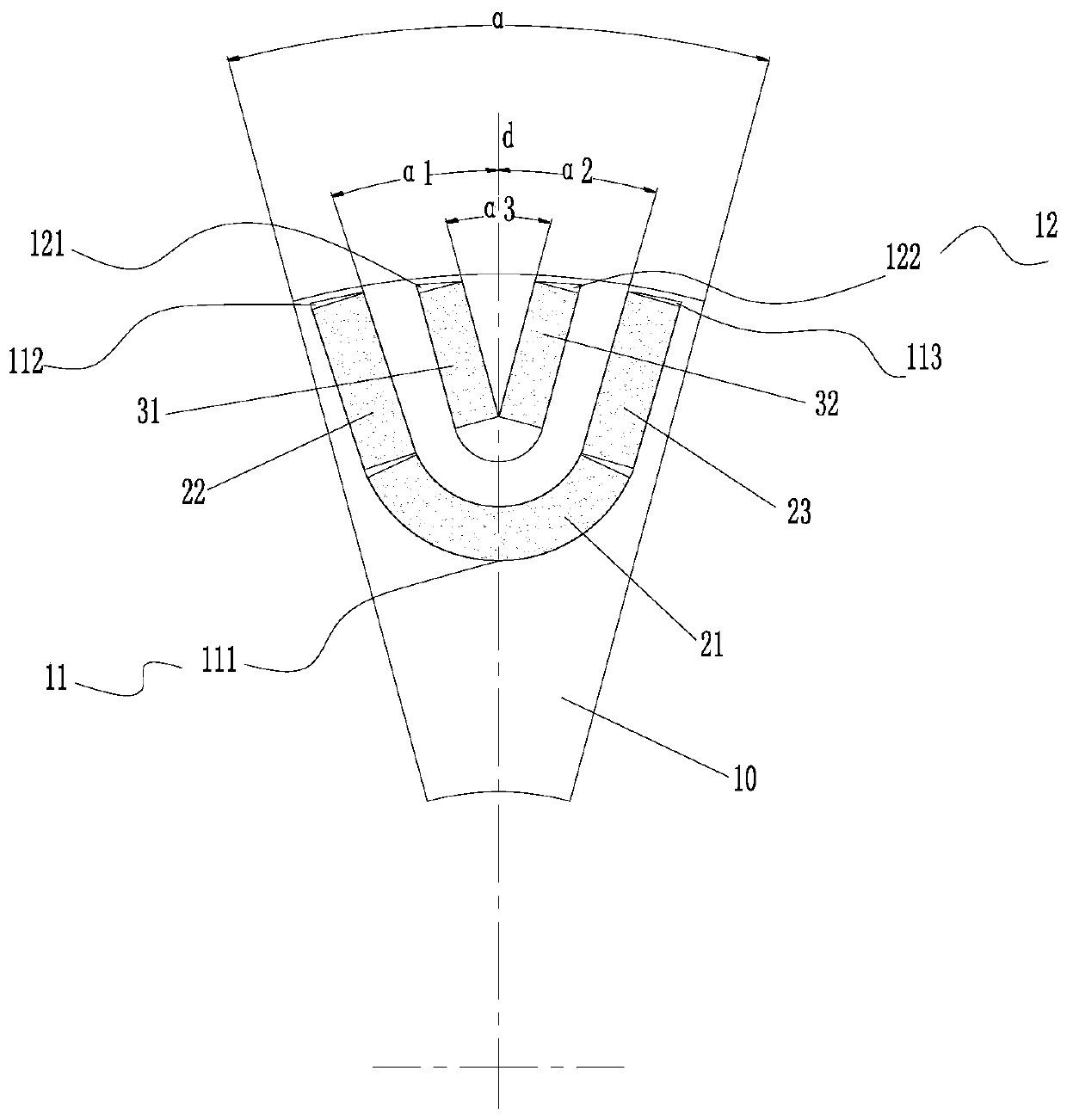 Rotor structure, permanent magnet assisted synchronous reluctance motor and electric vehicle