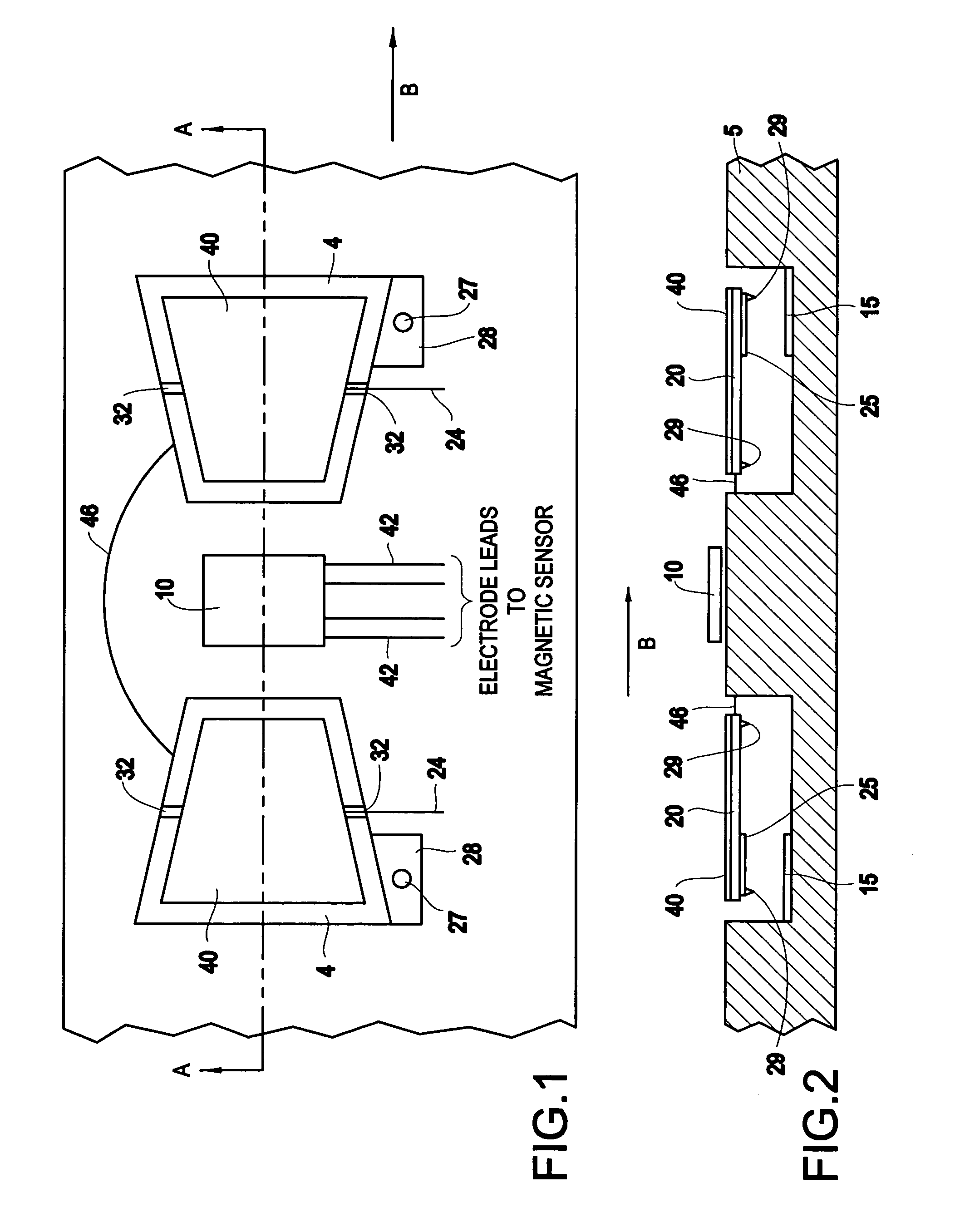 Magnetic sensor with variable sensitivity