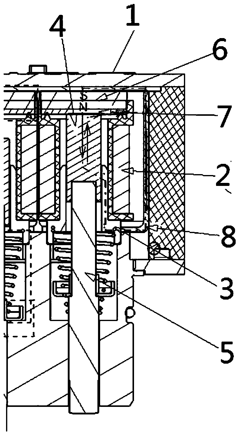 Camshaft toggling solenoid valve for variable valve lift system