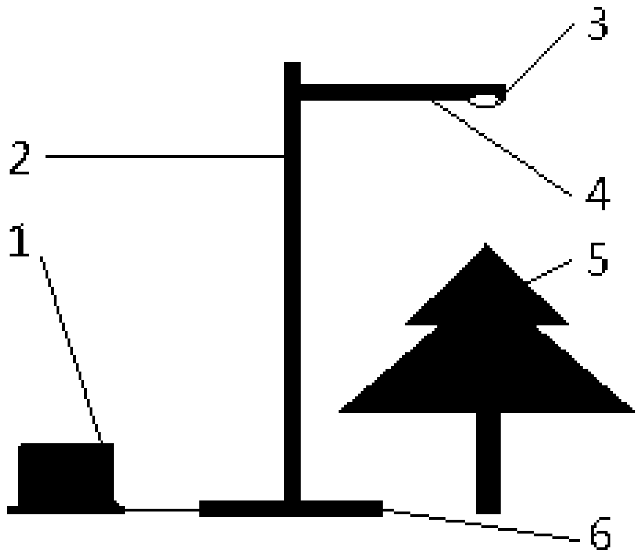 Wide-angle camera shooting based discrete type canopy leaf area index detection system and method