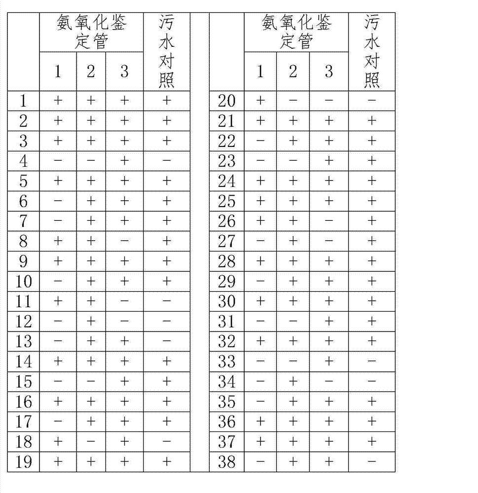 Ammonia-oxidizing bacterium screening and testing reagent box, screening and testing method and bacterium sample separating method