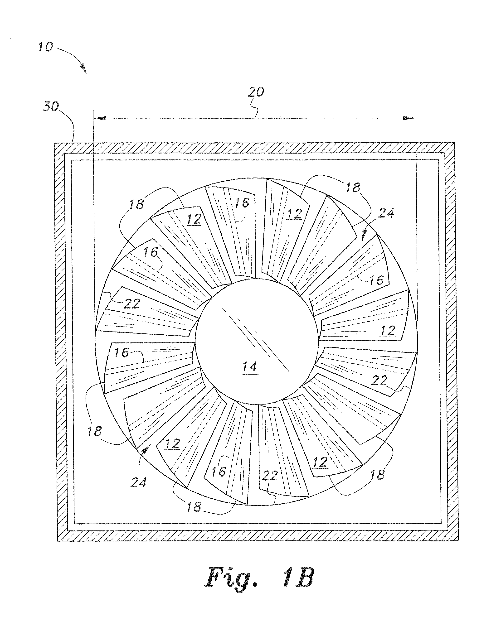 Ventilation fan with automatic blade closure mechanism