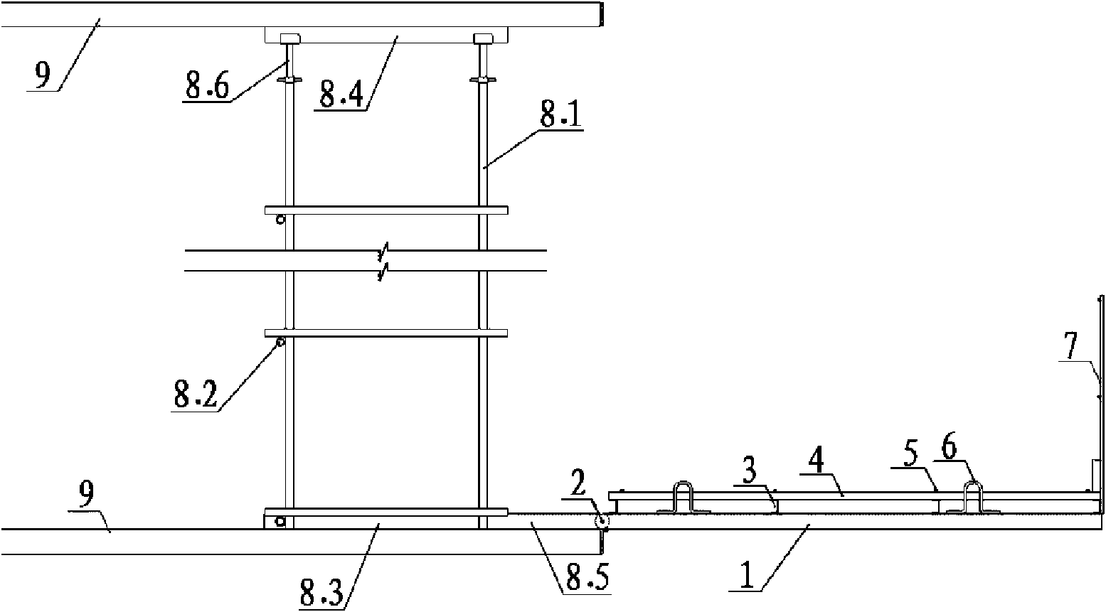 Retractable unit horizontal hard protection