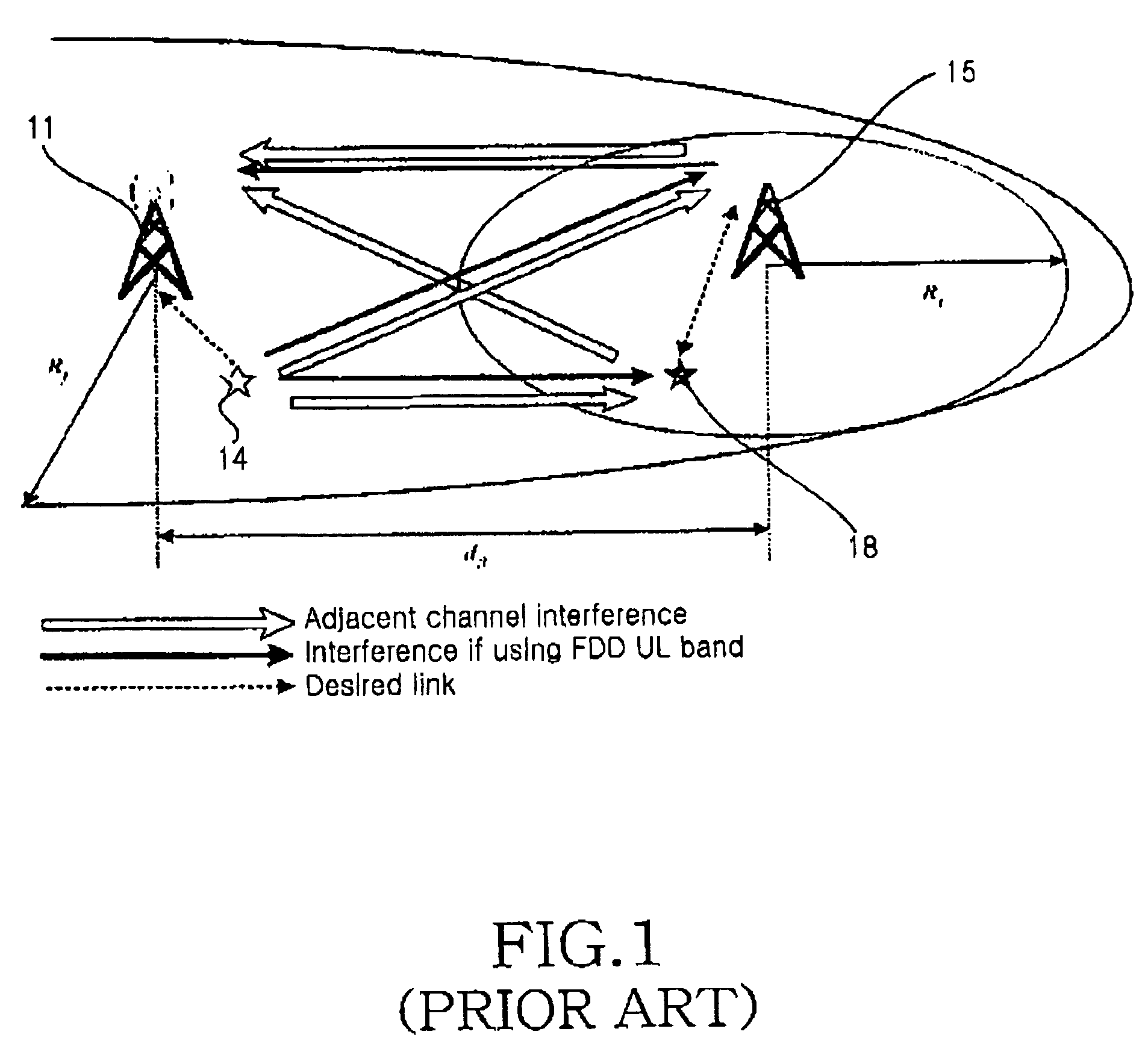 Method of operating a TDD/virtual FDD hierarchical cellular telecommunication system