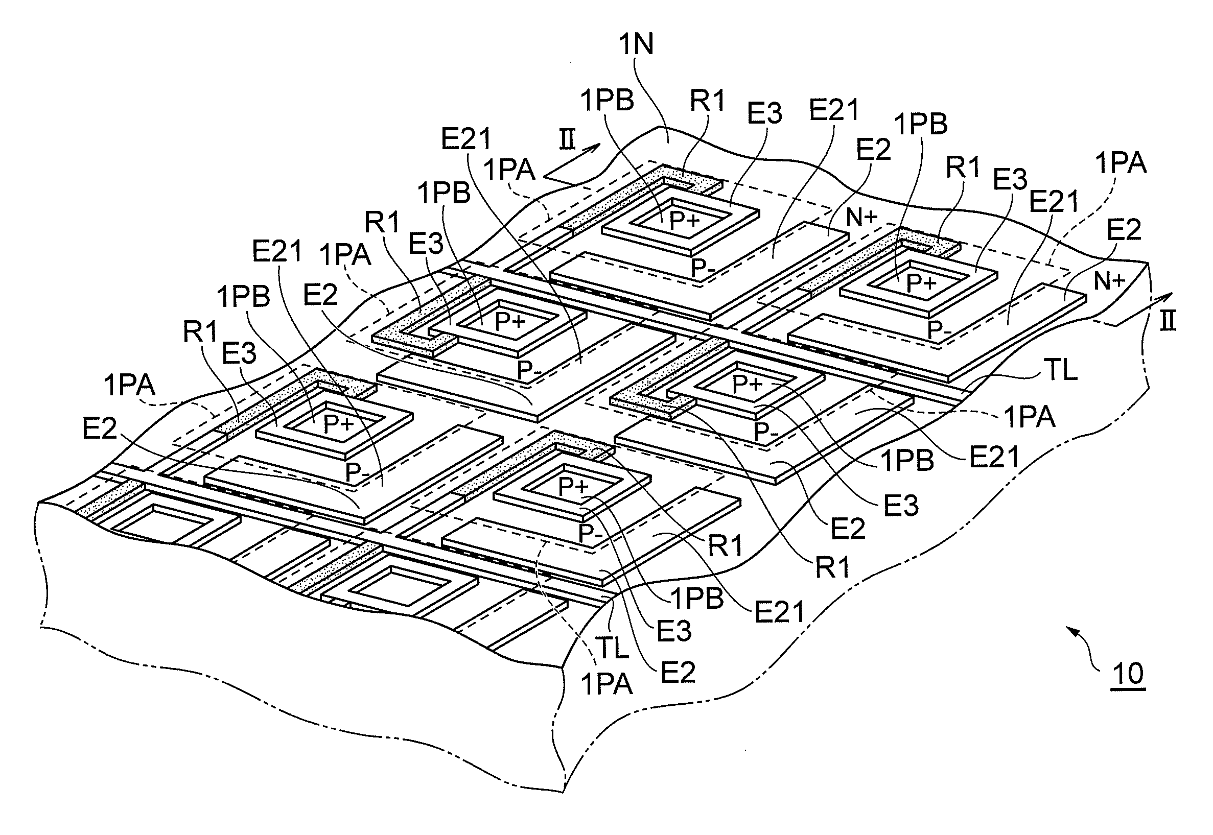 Photodiode array, method for determining reference voltage, and method for determining recommended operating voltage