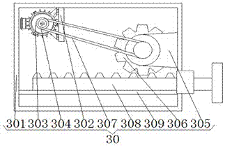 Machining device for cement machining cylindrical equipment