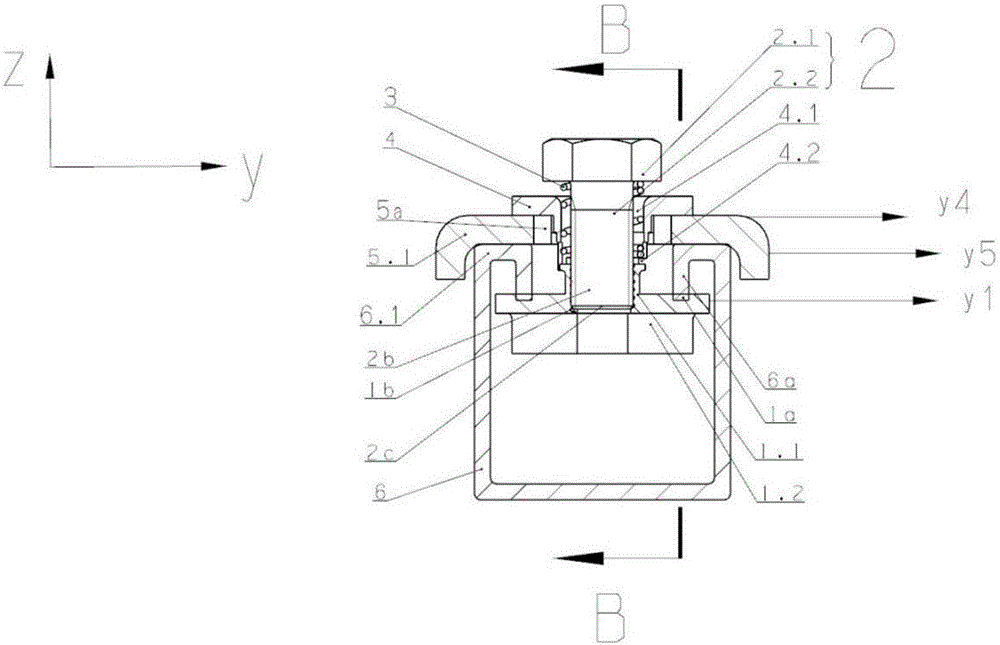 Compaction groove screw for Halfen channel, support structure and mounting method