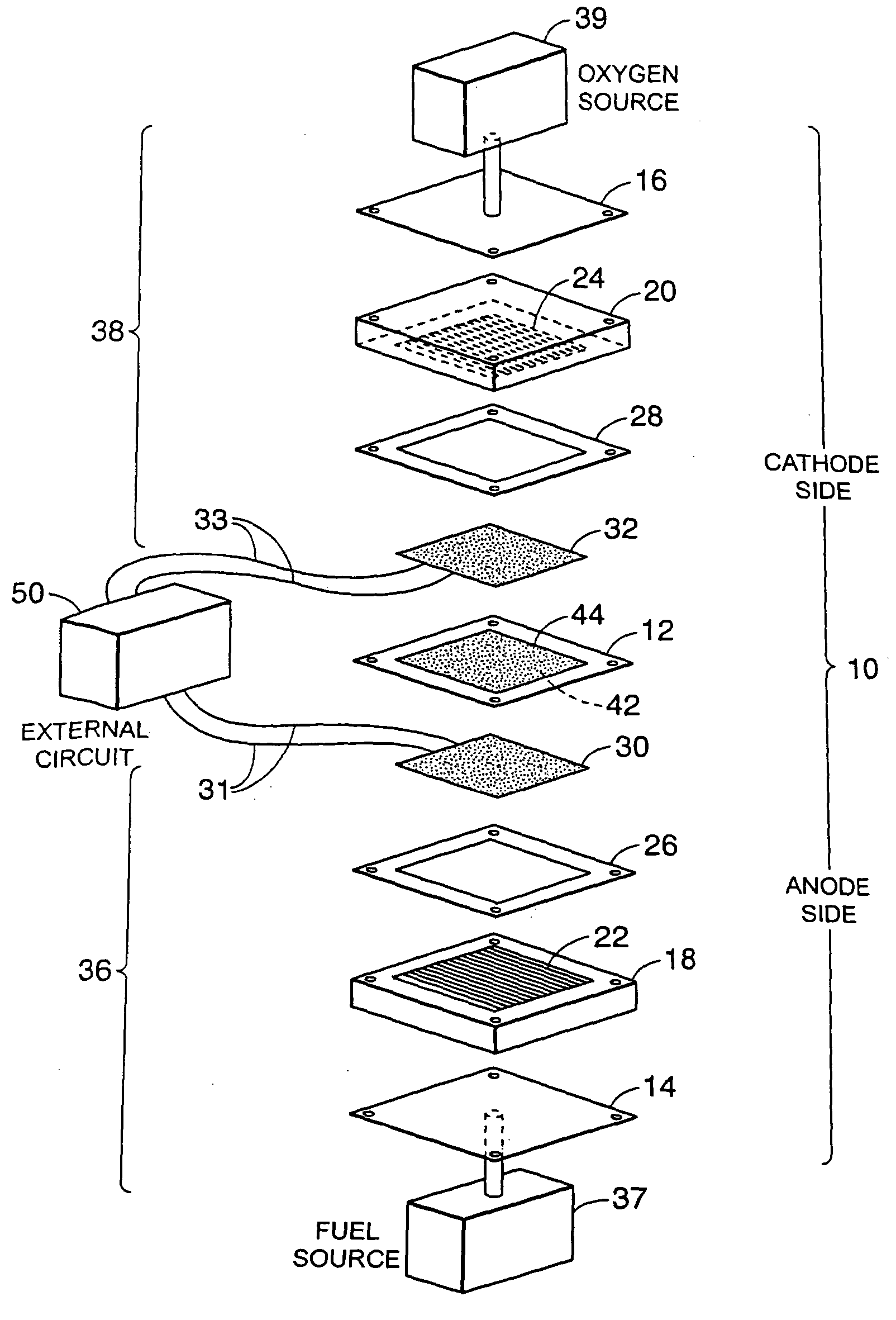 Composite electrolyte with crosslinking agents