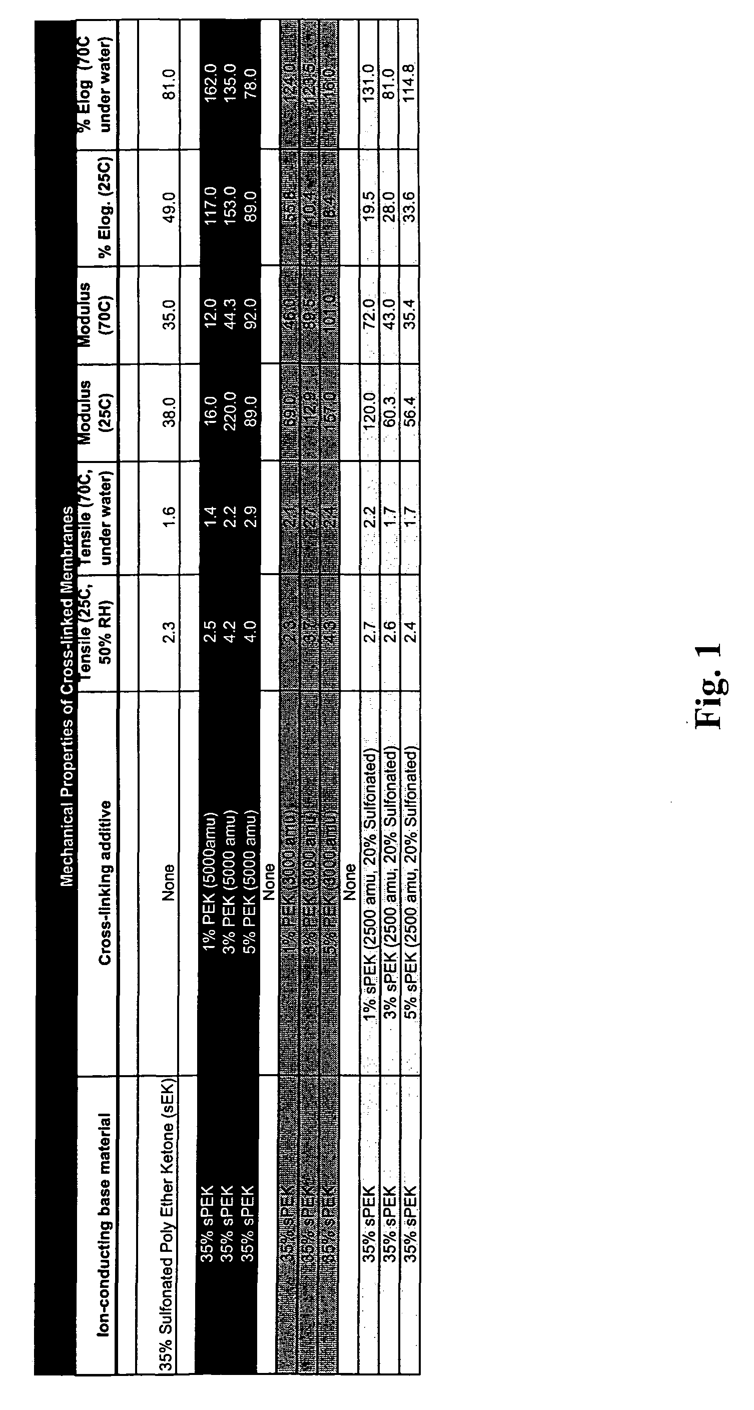 Composite electrolyte with crosslinking agents