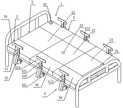 Automatic turning-over device