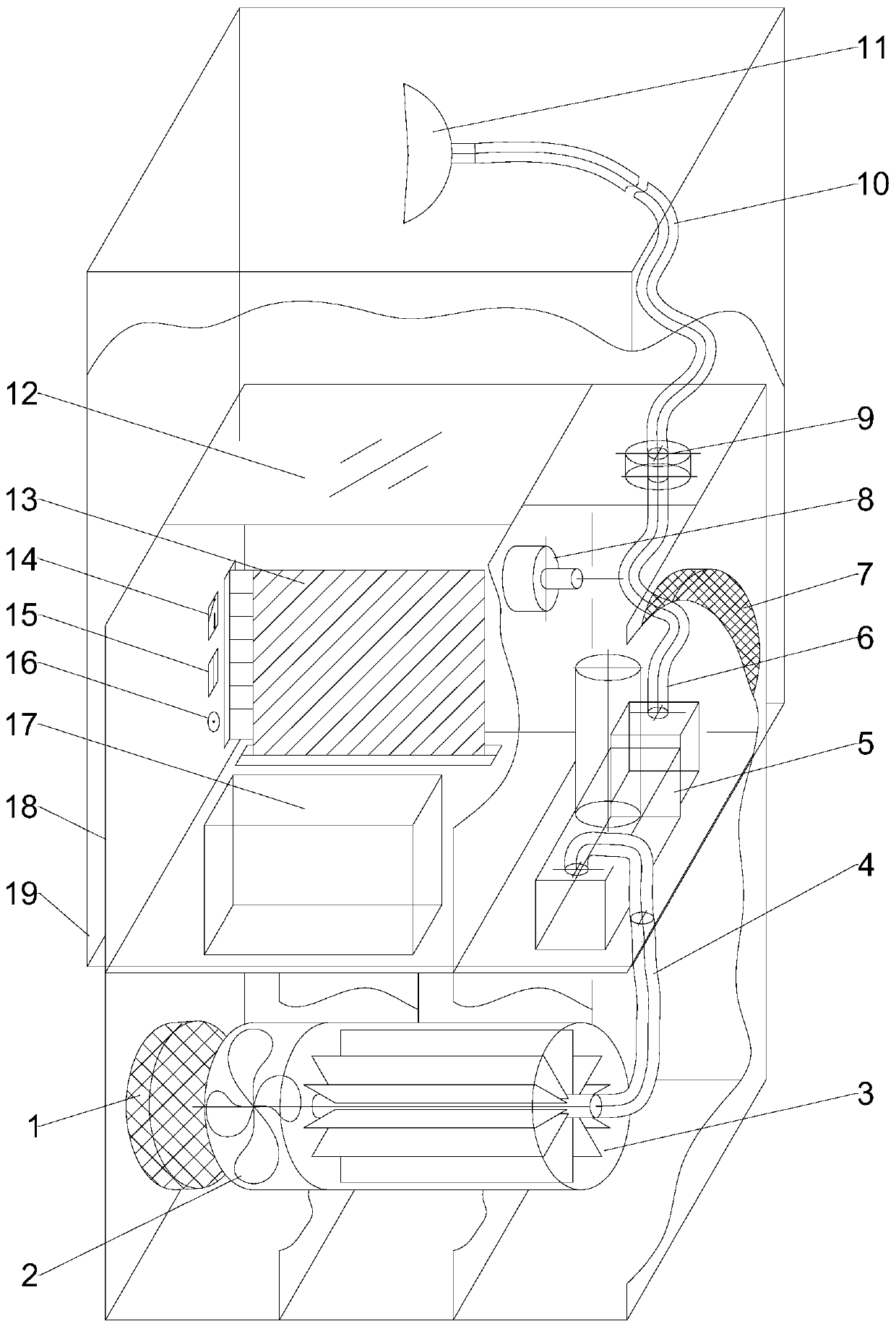 Modular portable air oxygen enrichment and purifying device using fin type membrane module