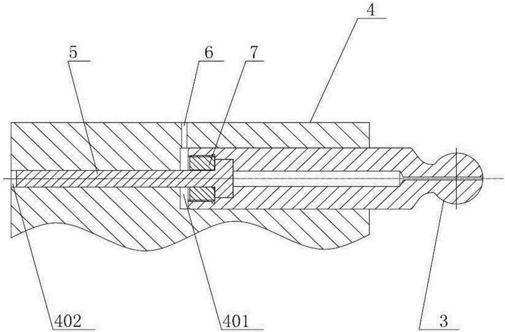 Plunger pair structure used for ultra-high-pressure axial plunger pump