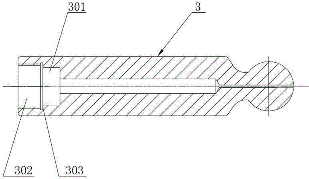 Plunger pair structure used for ultra-high-pressure axial plunger pump