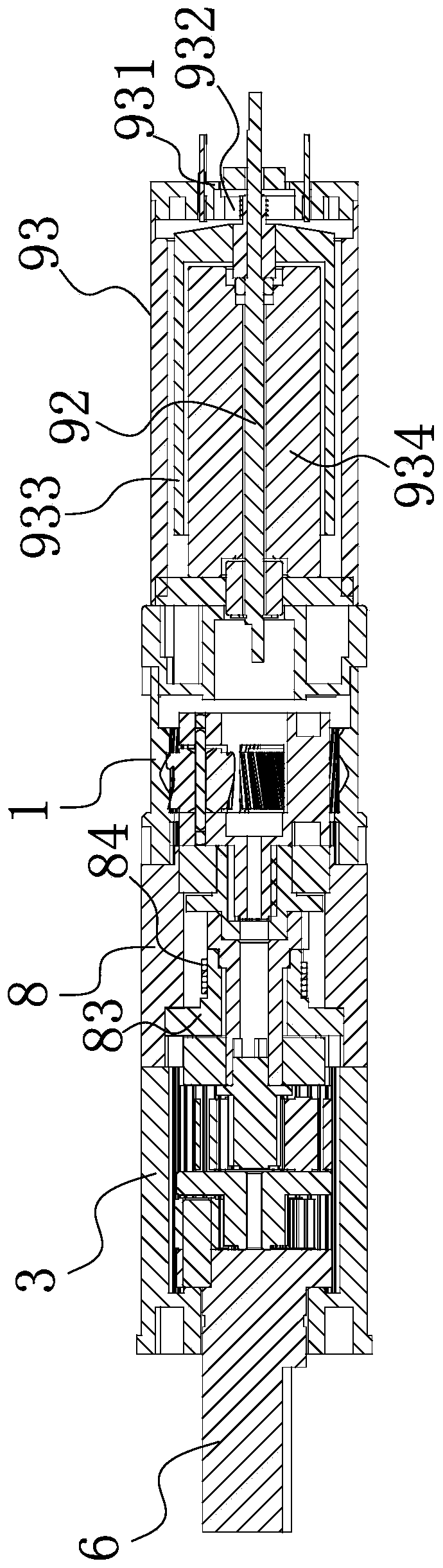 Transmission structure of hollow cup tubular motor