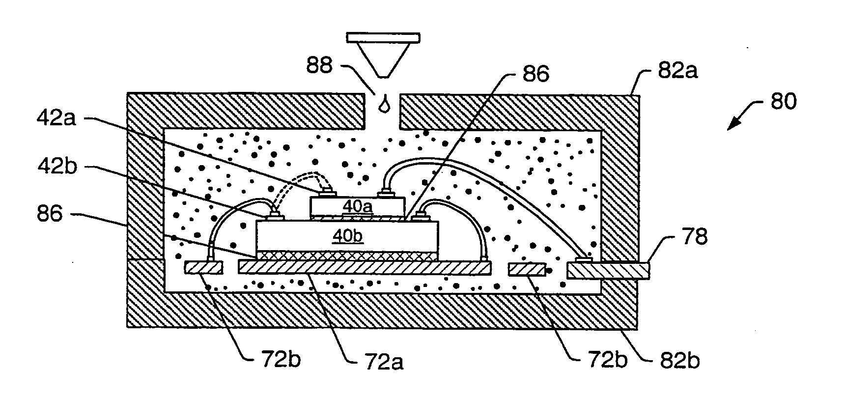 Memory module having interconnected and stacked integrated circuits