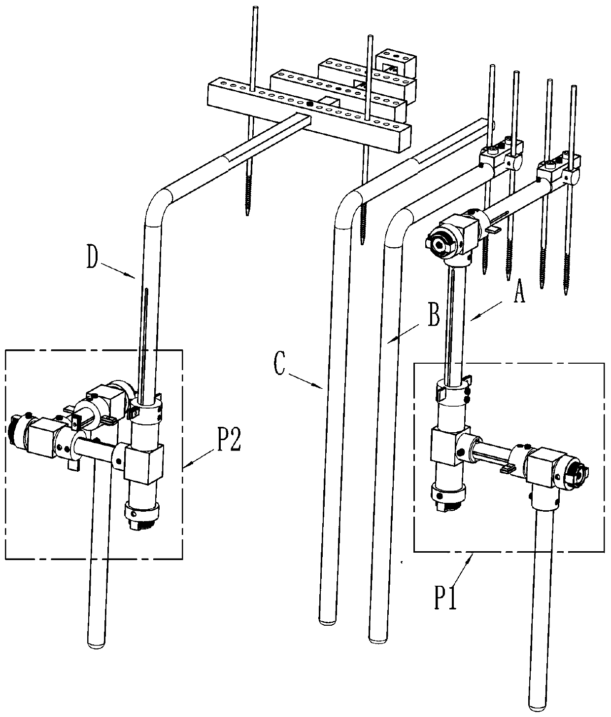 Fracture traction reduction device