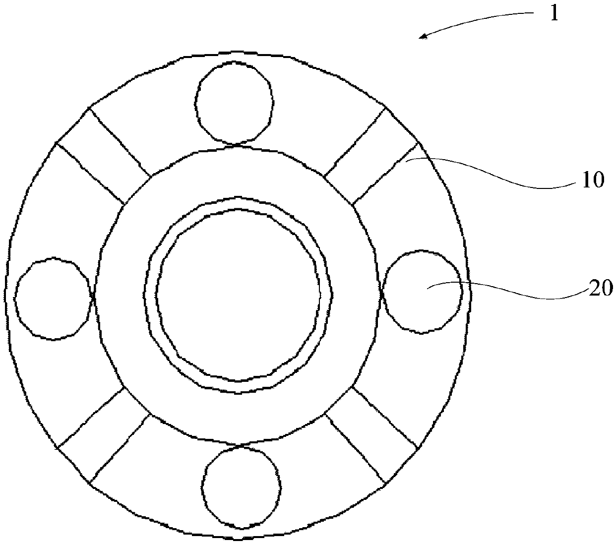 Surface mounting application button