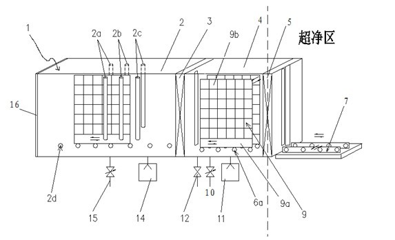 Same end entrance-exit type continuous sputtering film plating device