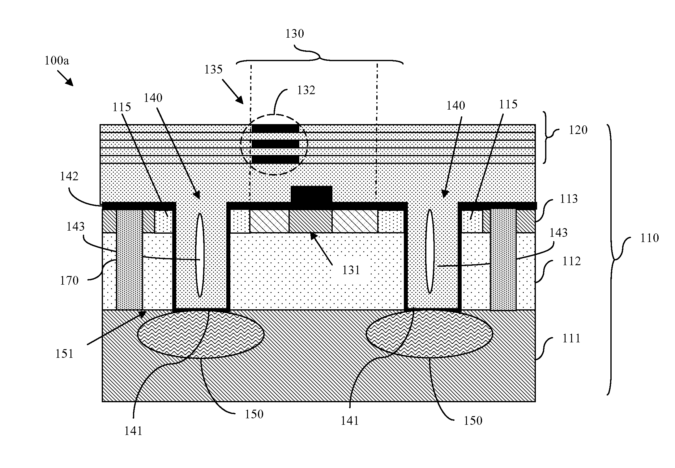 Integrated Circuit Structure, Design Structure, and Method Having Improved Isolation and Harmonics