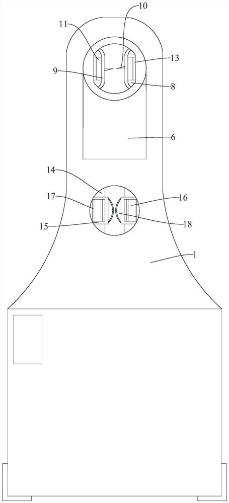 Quick-release type cloth rolling and cutting device for cloth rolling machine