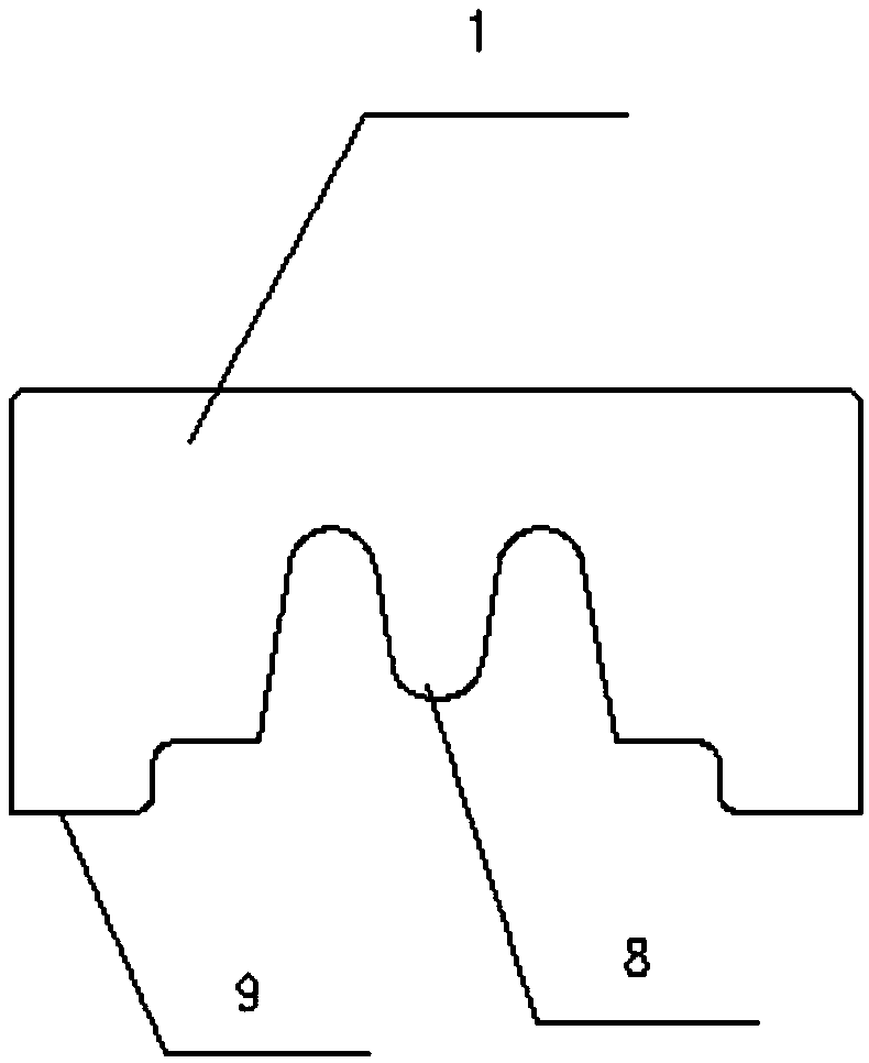 Exhaust block structure preventing injection of die casting liquid