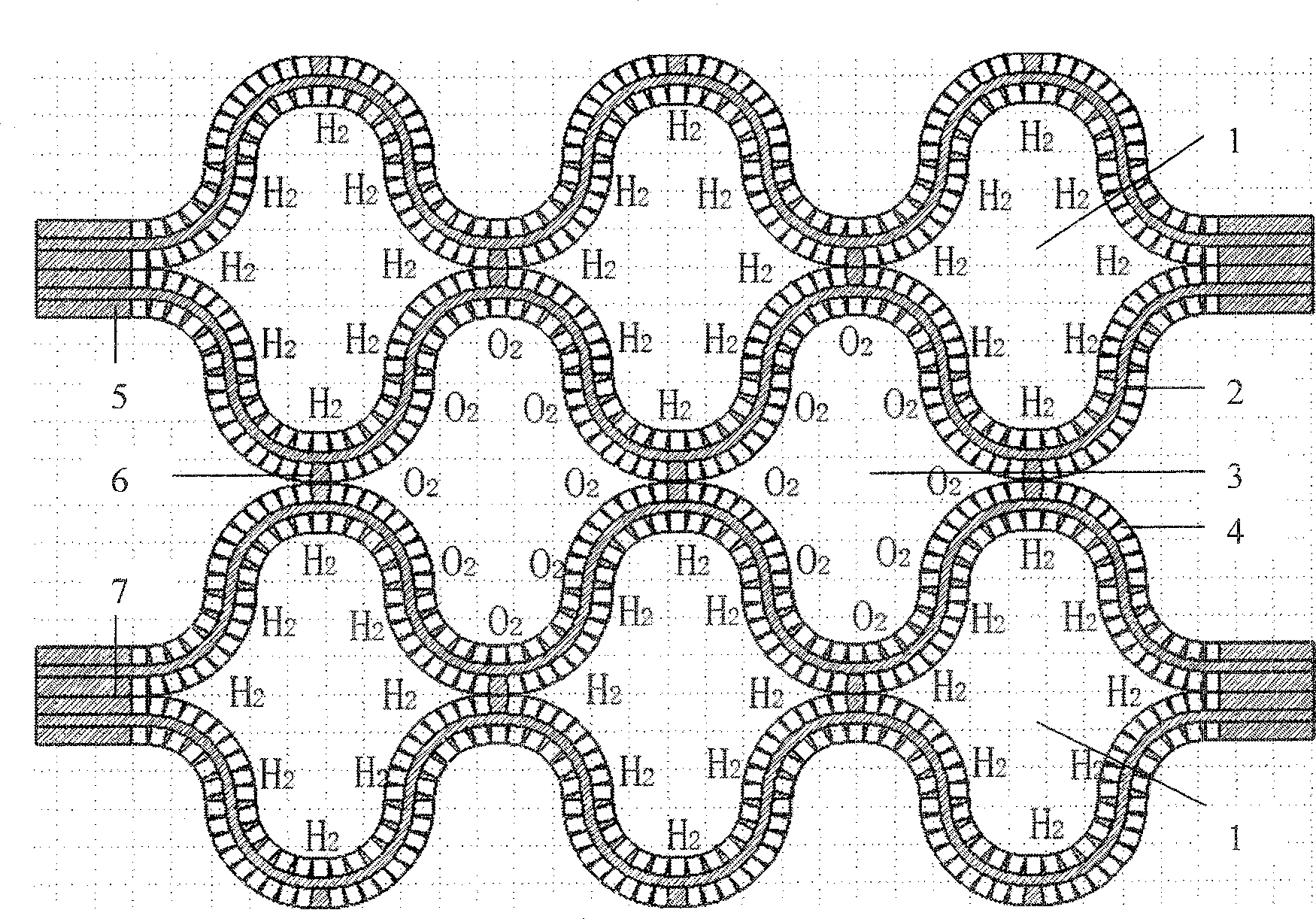 Making method of proton exchange film fuel cell electric piling