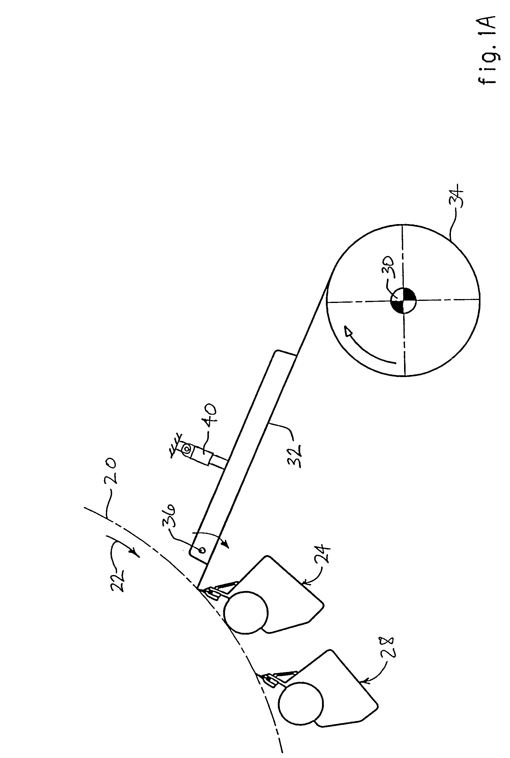 Shortened layout from dryer to reel in tissue machine