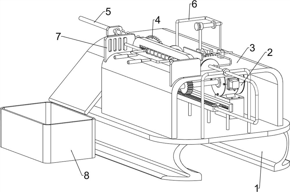 Automatic wood slicing device for building materials