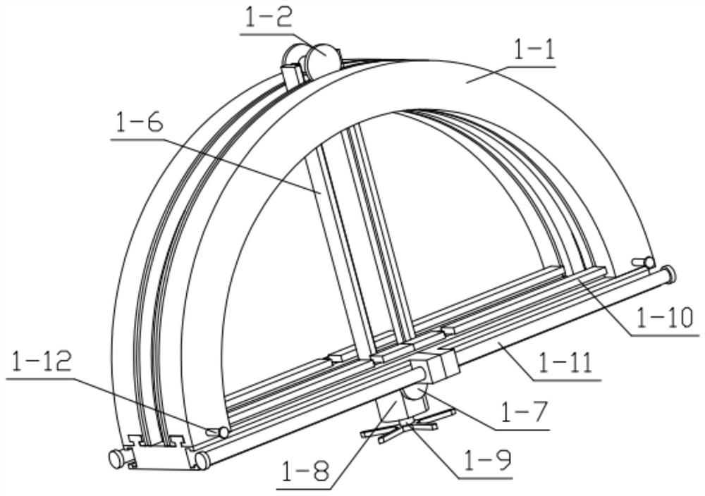 A garden plant molding device