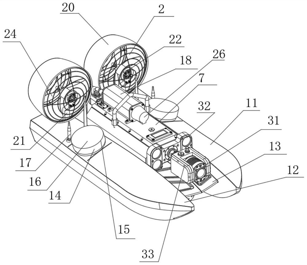 Self-propelled concealed culvert CCTV sonar detection robot and using method thereof