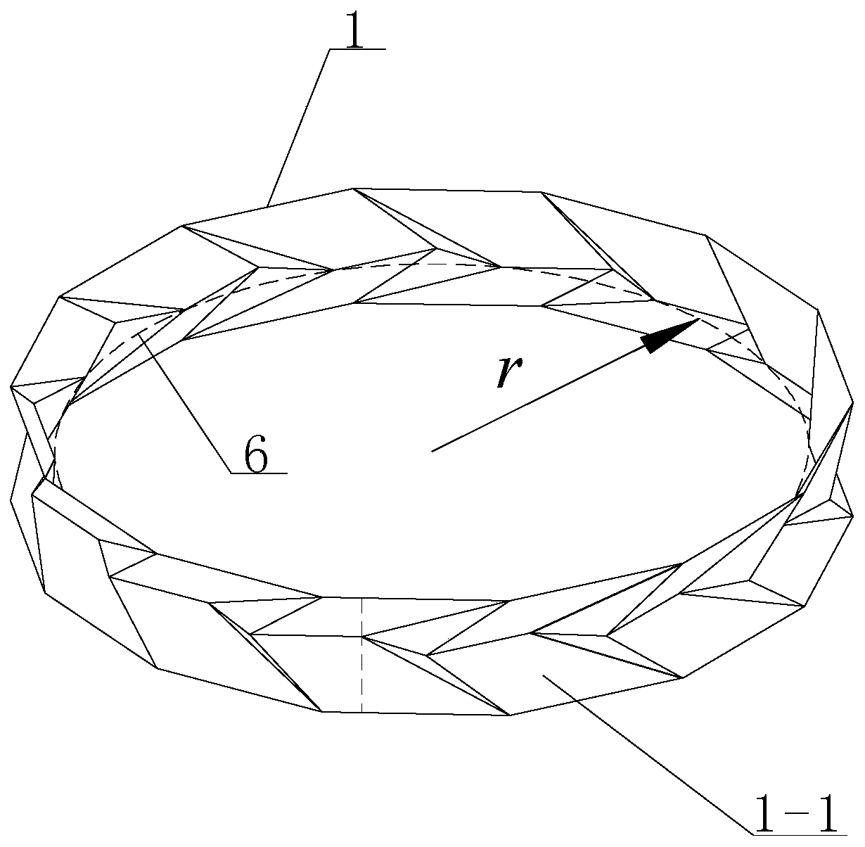 Folded paper type thin-wall pipe