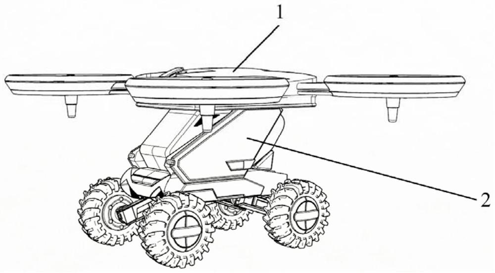 A mechanized operation method for terraced fields based on UAV transfer