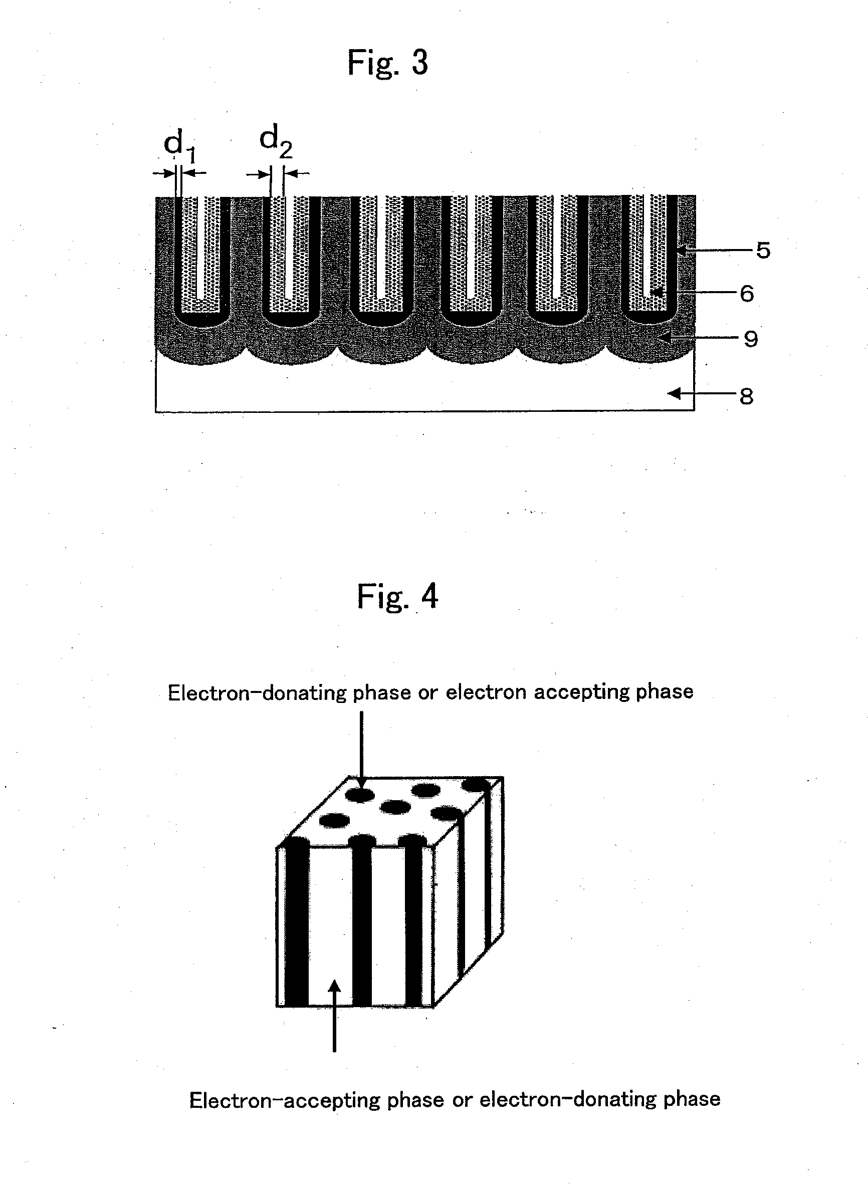 Method for manufacturing nano-array electrode and photoelectric conversion device using same