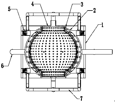 Mechanism enabling pig tripe to be tasty, of kneading type pig tripe cleaning device