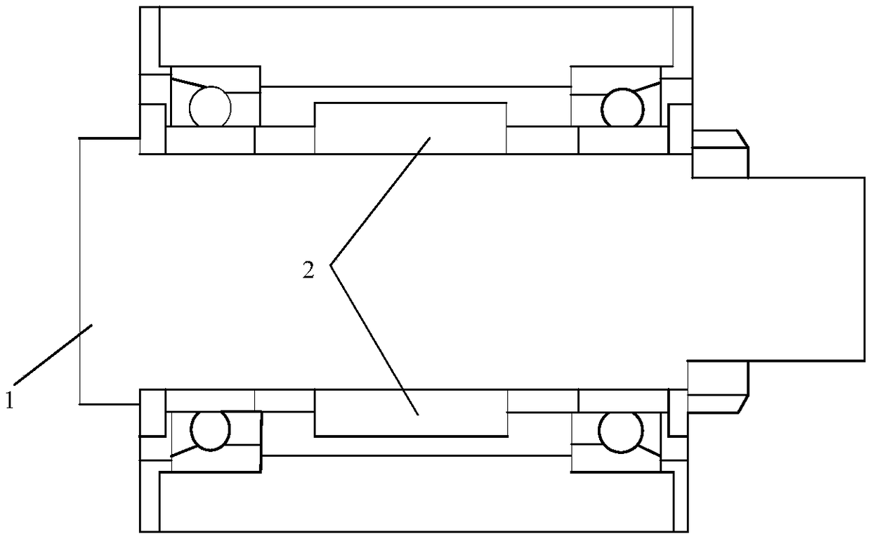 Negative-Poisson ratio structure-based self-adaptive principal axis preload adjusting method