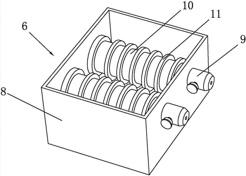 Anti-blocking device for sewage treatment